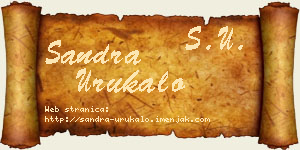 Sandra Urukalo vizit kartica